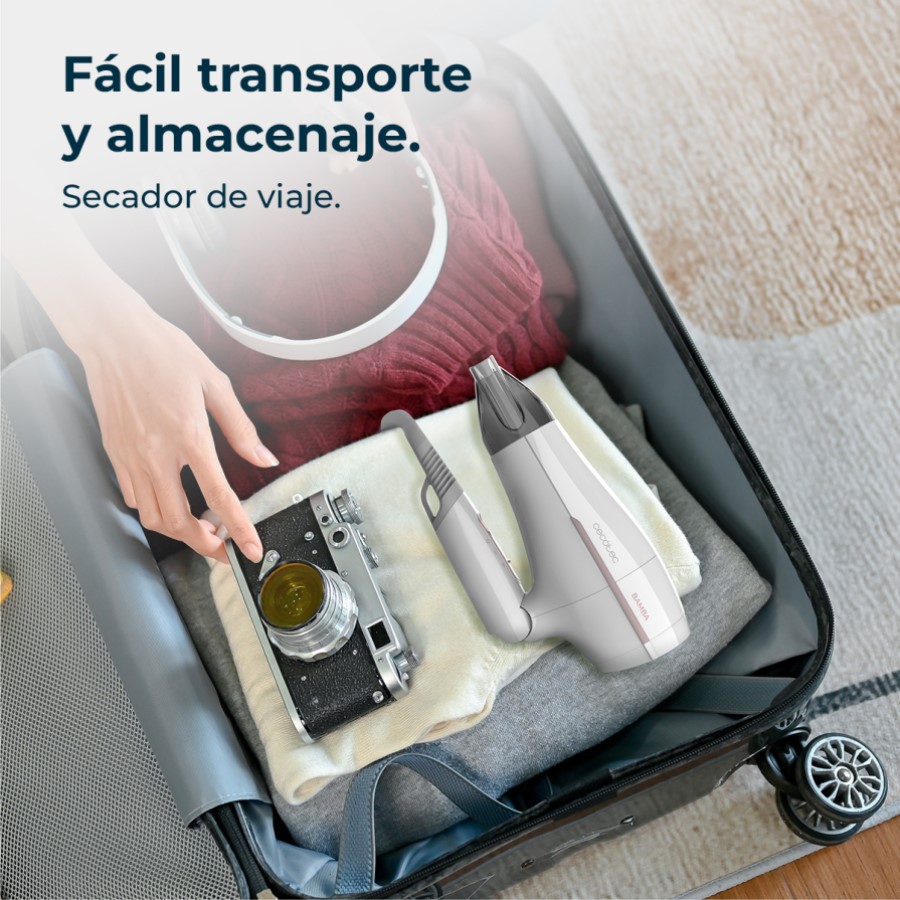 additioanl image for  Cecotec Travel Hair Dryer White 2000W 